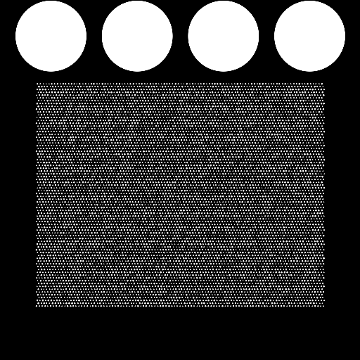 large radius simulation